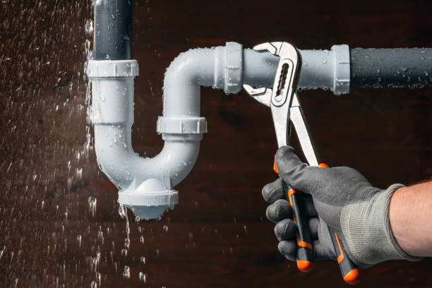Professional Drain Cleaning technician working in Auburn, NY